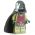 LEGO Lizardfolk Shaman / Druid (PF2 Stargazer), Black Hooded Cloak