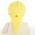 LEGO Hair, Spiked, Light Yellow [CLONE] [CLONE]