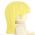 LEGO Hair, Female, Long and Straight with Bangs, Light Yellow (Rubber)