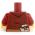 LEGO Torso, Dark Red Plaid Flannel Shirt with Tool Belt