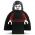 LEGO Vampire (or Spawn), Female, Black Robes with Dark Red Sleeves and Sash