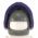 LEGO Helmet, Dark Gray with Purple Visor
