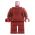 LEGO Dark Red Outfit, Female, Red Stripes