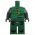 LEGO Green Outfit with Green Armor, Black Arms