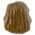 LEGO Hair, Side Part, Mid-Length, Brown
