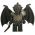 LEGO Half-Dragon, Black (Half-Black Dragon Veteran), Pointed Tail