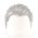 LEGO Hair, Combed Front to Back, Dark Bluish Gray [CLONE]