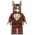LEGO Lycanthrope: Wererat, Brown, Bare Chest and Dark Red Loincloth