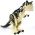 LEGO Dinosaur: Carnotaurus, Tan and Dark Olive