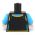 LEGO Torso, Black and Brown Layered Shirts and Belt [CLONE] [CLONE] [CLONE] [CLONE]