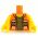 LEGO Orange Torso with Gray Vest [CLONE]