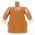 LEGO Lrge Trenchcoat, Light Brown with Reddish Brown and Dark Red Shirts, Wide Belt
