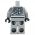 LEGO Light Bluish Gray Outfit with Knee Pads, Straps, Sash Around Waist