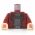 LEGO Torso, Dark Red with Dark Bluish Gray Shirt