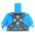 LEGO Torso, Blue with Crossed Chest Protection