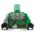 LEGO Torso, Green with Silver Dragon Armor and Armored Arm