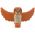 LEGO Owl, Spread Wings, Dark Orange with Tan Chest
