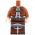 LEGO Gray Outfit With Brown Jacket and Boots, Straps, Crossed Swords Emblem