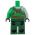 LEGO Green Outfit with Silver Dragon Armor and Armored Arm