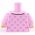 LEGO Torso, Female, Pink with Small Hearts, Necklace with Charms