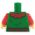 LEGO Torso, Green with Blue Arms and Frock (Forestman) [CLONE]