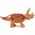 LEGO Dinosaur: Triceratops (Tri-horn), Light Brown with Dark Red Spots