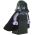 LEGO Drow Priestess (Pathfinder 2), Black Sleeveless Dress with Hooded Cloak