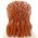 LEGO Hair, Female Long Straight with Left Side Part, Dark Orange [CLONE]