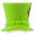 LEGO Top Hat, Large, Lime Green with Flower