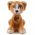 LEGO Dog, Puppy, Sitting, Light Brown with Reddish Brown Spots
