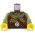 LEGO Torso, Leather Armor, Olive Green Sleeves and Cowl