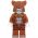 LEGO Lycanthrope: Weretiger, Dark Orange Fur, Dark Red Loincloth, Growling