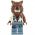 LEGO Lycanthrope: Werewolf, Reddish Brown, Torn Clothing