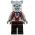 LEGO Lycanthrope: Werewolf, Light Bluish Gray Fur, Dark Red and Black Outfit