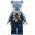 LEGO Lycanthrope: Werewolf, Sand Blue Fur, Armor, Torn Pants