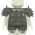 LEGO Plate Armor, Breastplate with Shoulder and Leg Protection, Pearl Dark Gray