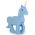 LEGO Unicorn, Rounded Features, Light Blue