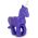 LEGO Unicorn, Rounded Features, Purple