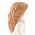 LEGO Hair, Female, Mid-length with Wavy Center Part, Light Brown