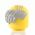LEGO Hair, Balding Light Bluish Gray with Combover