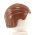 LEGO Hair, Combed Front to Back, Reddish Brown