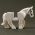 LEGO Riding Horse, White, Rounded Features (LEGO)