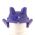 LEGO Purple Spiked Hair/Horns (Tiefling)