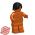 LEGO Maverick Hair by BrickForge, Reddish Brown