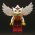 LEGO Aarakocra - White, Female. Red and Gold Armor