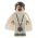 LEGO Custom Cape / Cloak, Tan Woven Outside, White Inside