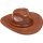 LEGO Outback / Cowboy Hat (Very Wide Brim Fedora), Reddish Brown