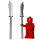 LEGO Naginata (bladed spear) by Brick Warriors