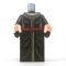 LEGO Black Dress with Red Belt, Wizard Sleeves