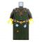 LEGO Dark Green Dress with Black Sleeves, Potions, Spider Necklace